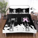 Gothic Skull Print - Three Piece Bedding Set