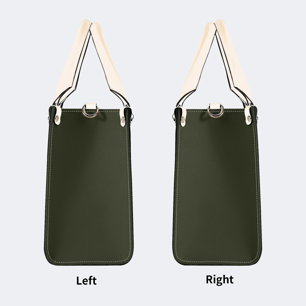 Classic Venom Moth Print - Leather Handbag