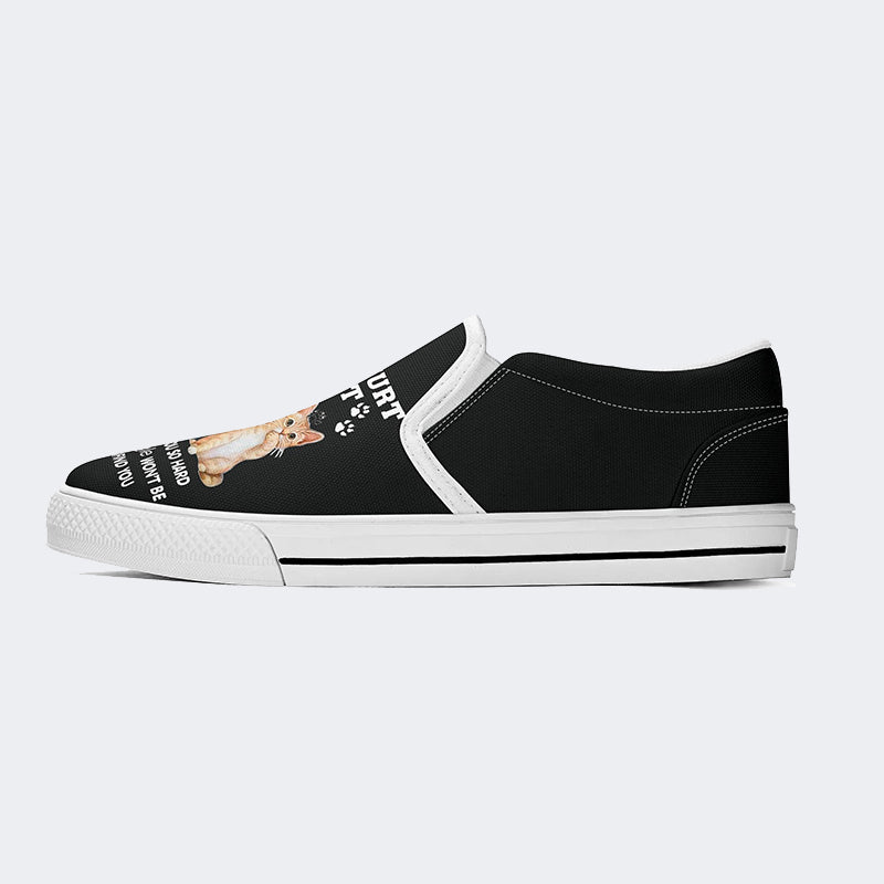 Cat Art Print - Slip On Shoes