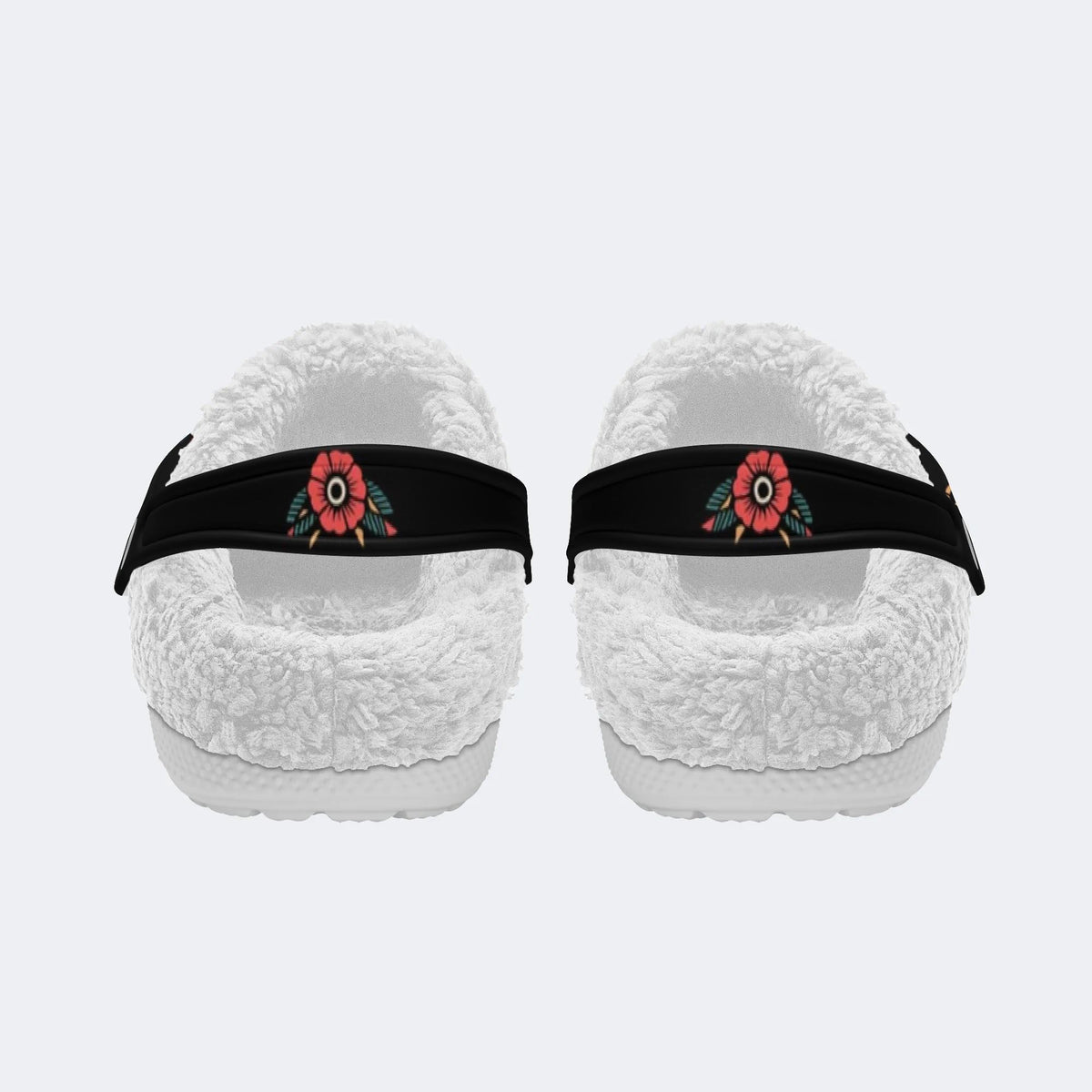 Tiger And Crocodile Print - Fur Lined Slippers/Sandals