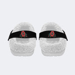 Tiger And Crocodile Print - Fur Lined Slippers/Sandals