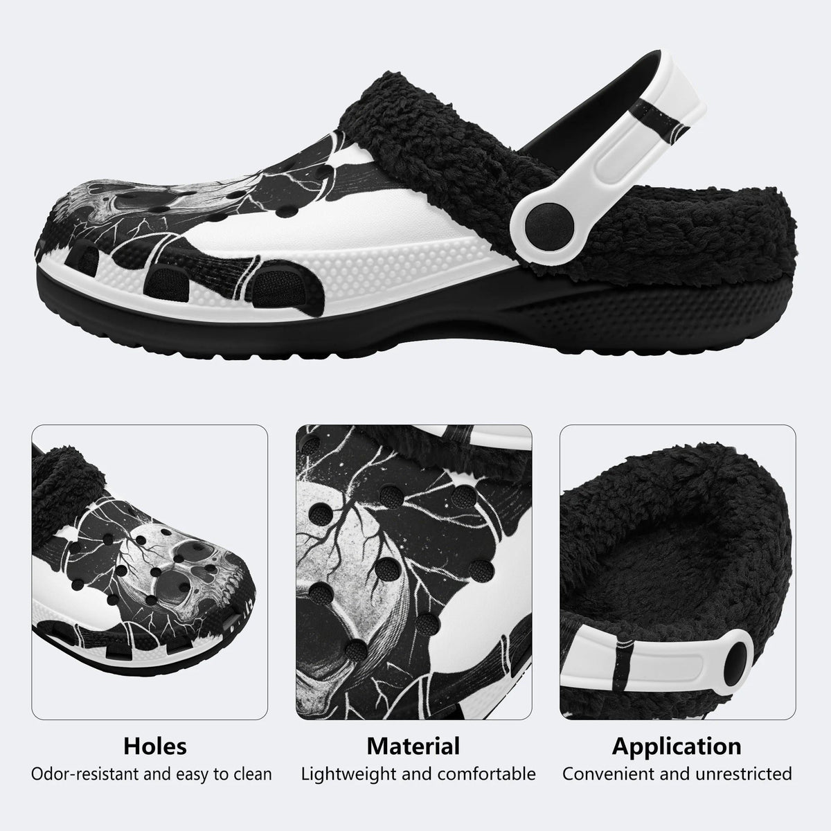 Eternal Remains - Fur Lined Slippers/Sandals