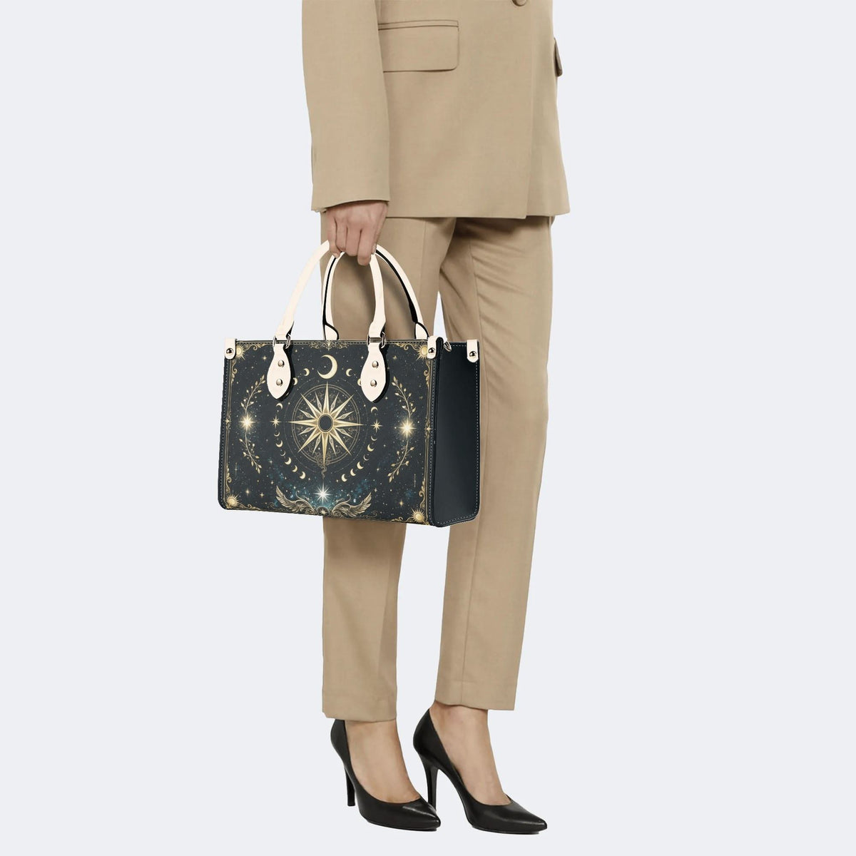 Star Compass Wing Print Handbag Factory Direct Sales