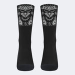 Death Moth Vintage Print - Crew Socks