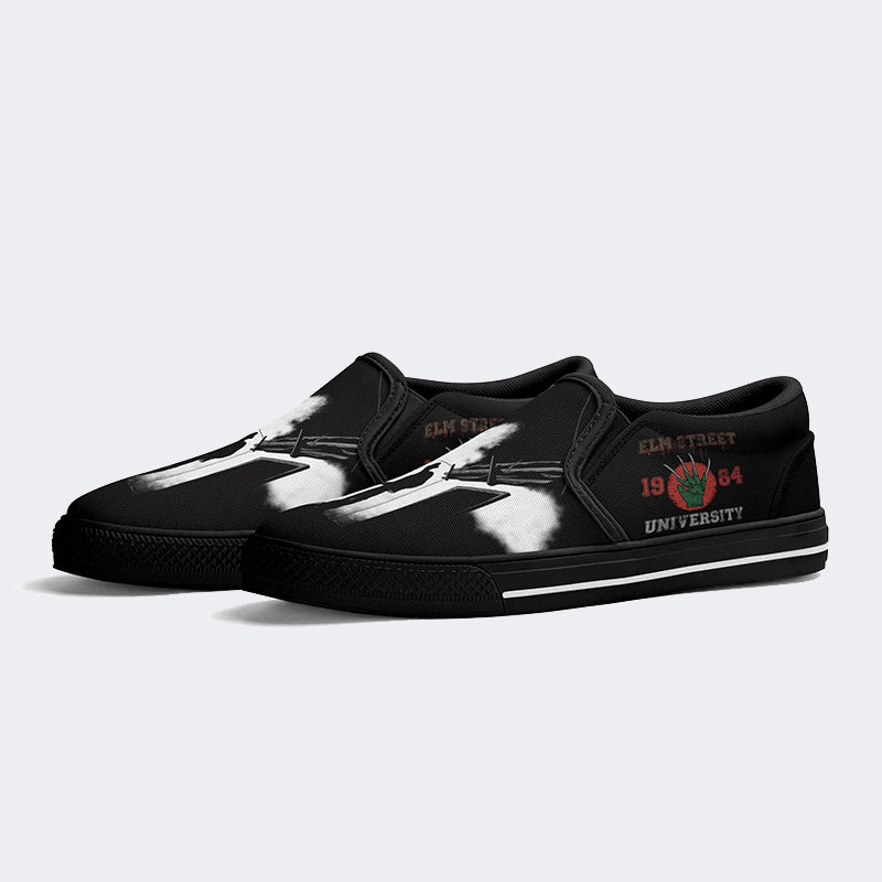 Unisex Horror Movie Print - Slip On Shoes