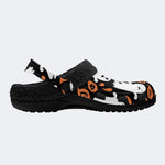 Halloween Boo Ghost - Fur Lined Slippers/Sandals
