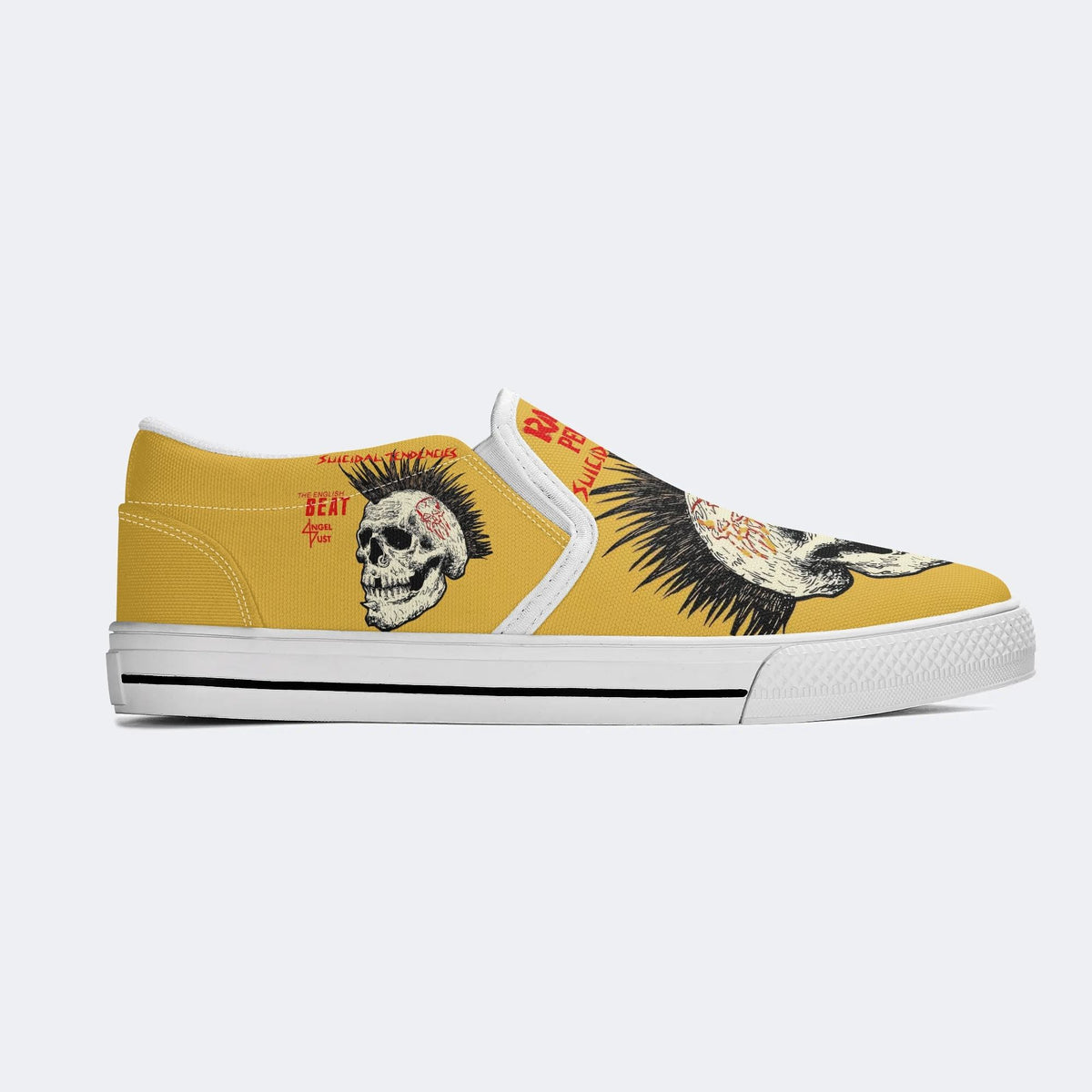 Rancid Skull Print - Slip On Shoes