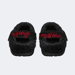 Horror Movie Graphic - Fur Lined Slippers