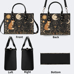 Celestial Fox Cat Print Handbag Factory Direct Sales