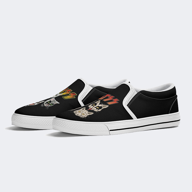 Cat Katss Print - Slip On Shoes