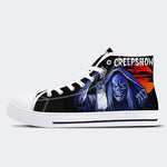 Horror Movie Vintage Graphic Print - High Top Canvas