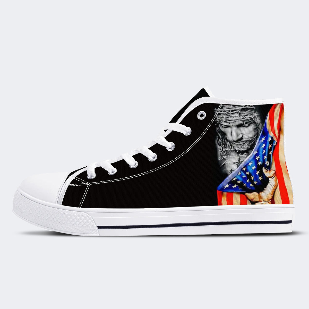 Flag Day High Top Canvas Shoes