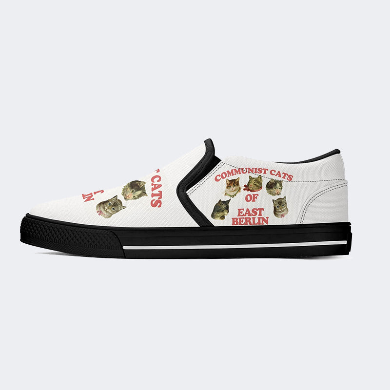 Communist Cats Of East Berlin Unisex - Slip On Shoes