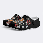 Death Moth Vintage Print - Kid's Slippers/Sandals