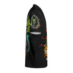 Rock Guitar Skull - Men's All Over Printing Rugby Jersey