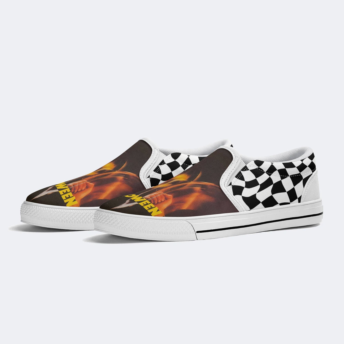 Halloween Horror Print - Slip On Shoes