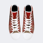Weird Blood Dark Horror Gothic Halloween Vintage Art Print - Slip On Shoes - High Top Canvas