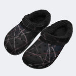 Barbed Wire - Fur Lined Slippers/Sandals