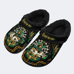 Trust No One Snake Print - Fur Lined Slippers/Sandals