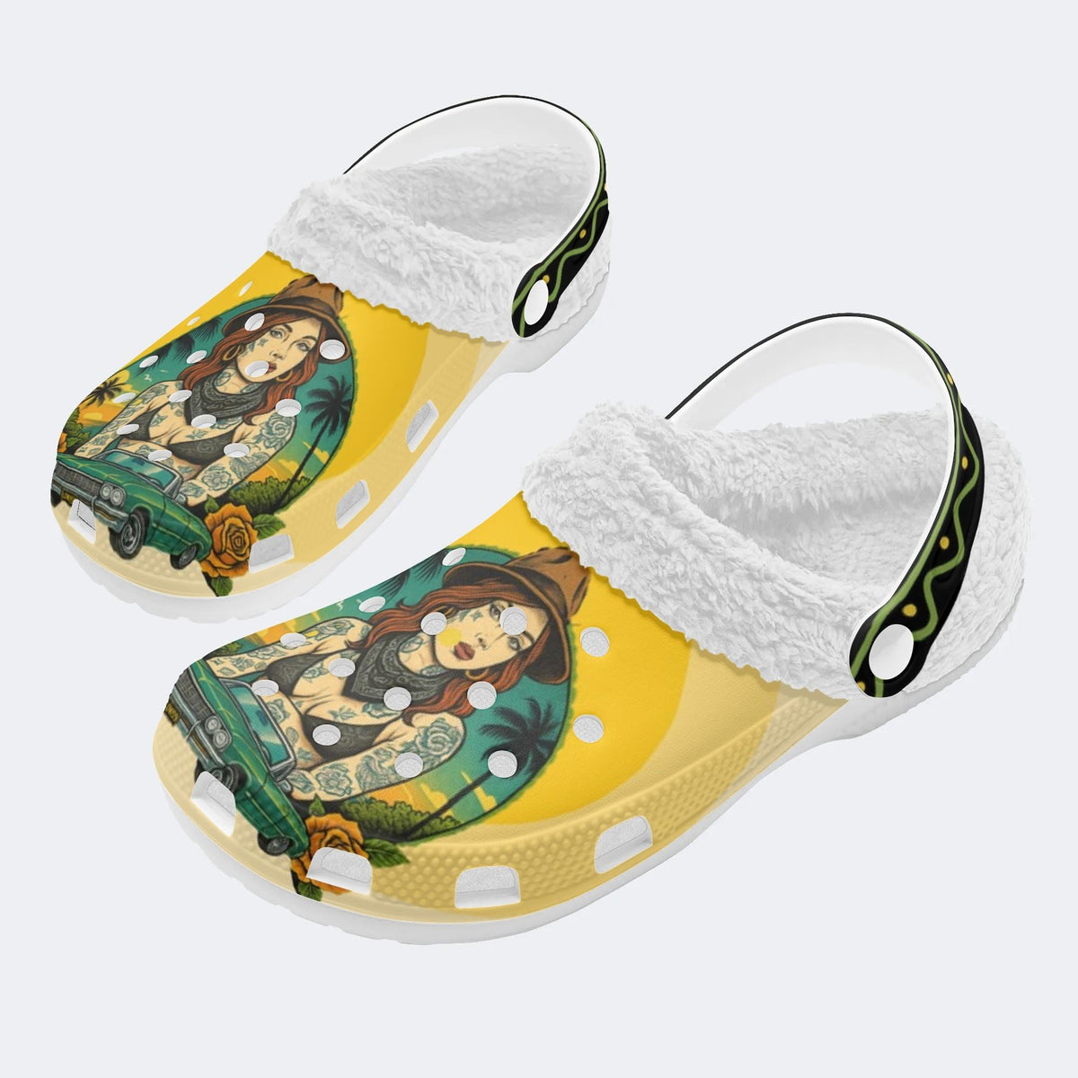West Coast - Fur Lined Slippers/Sandals
