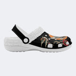 Eagle Art Print - Fur Lined Slippers/Sandals