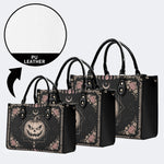Pumpkin Rose Print Handbag Factory Direct Sales