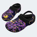 Mystic Evil Eye - Fur Lined Slippers/Sandals
