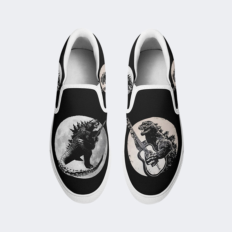 Funny Vintage Guitar Unisex - Slip On Shoes