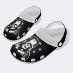 Unisex Monster Skull - Fur Lined Slippers