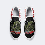 Horror Movie Vintage Print - Slip On Shoes
