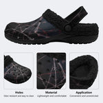 Barbed Wire - Fur Lined Slippers/Sandals