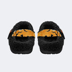 Scary Pumpkin - Fur Lined Slippers/Sandals