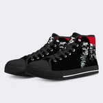 Horror Totenkopf Druck - High Top Canvas