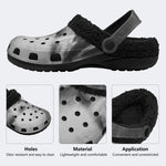 Noir Angel Specter - Fur Lined Slippers/Sandals