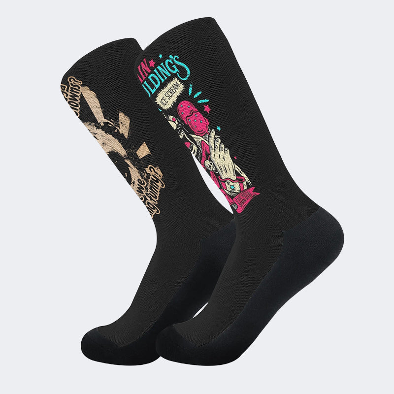 Horror Print - Crew Socks