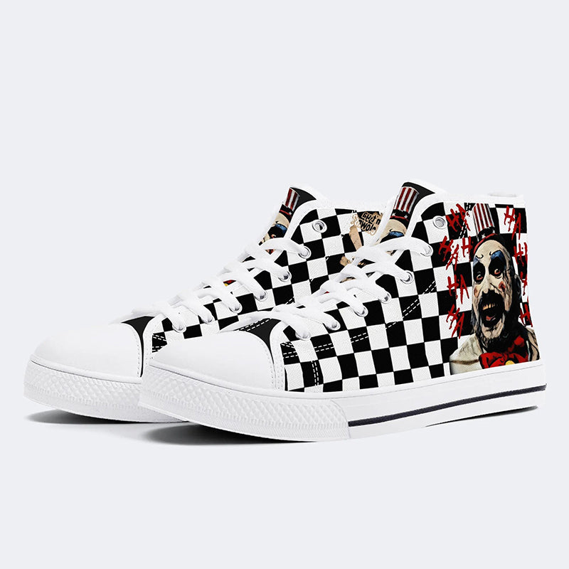 Horror Print - High Top Canvas