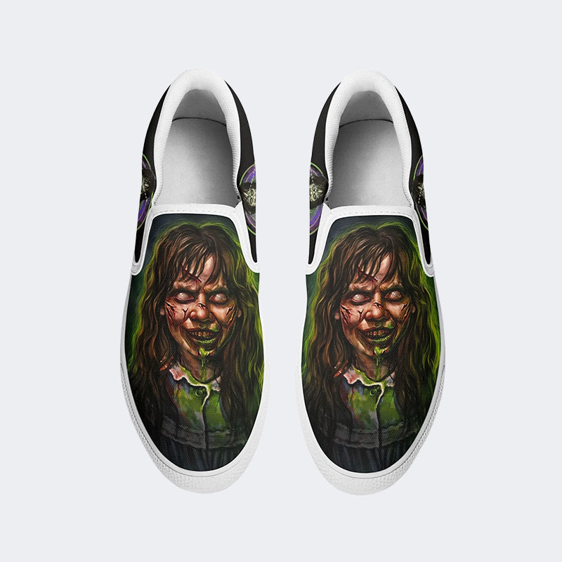 An Excellent Day For An Exorcism Print - Slip On Shoes