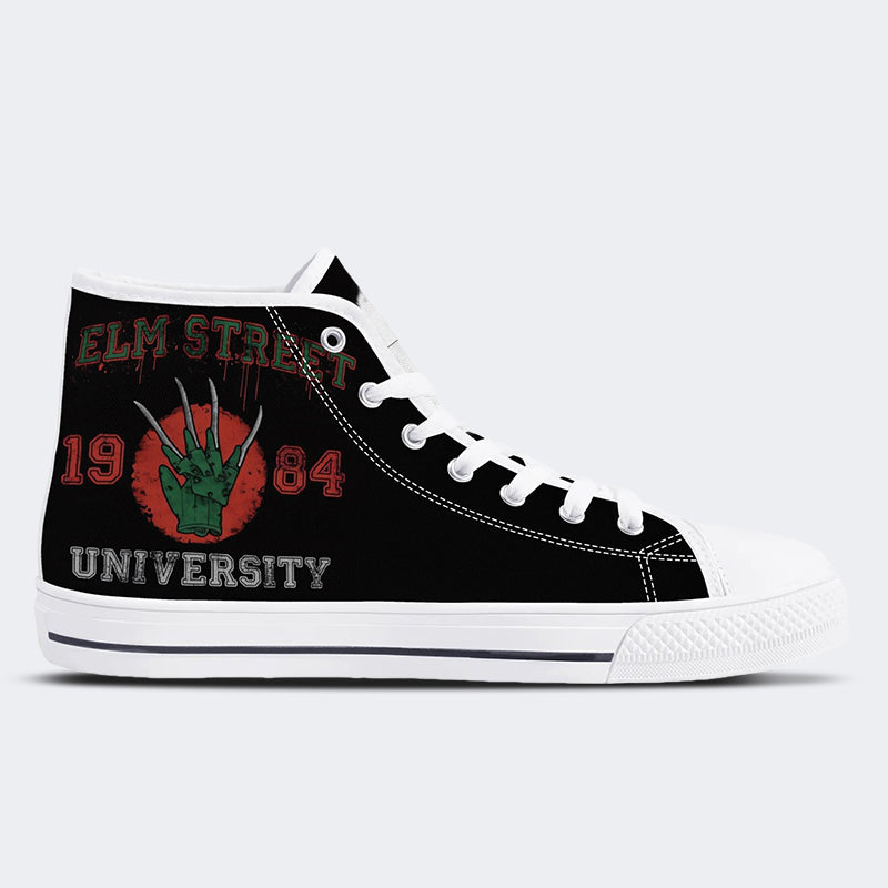 Unisex Horror-Druck - High Top Canvas