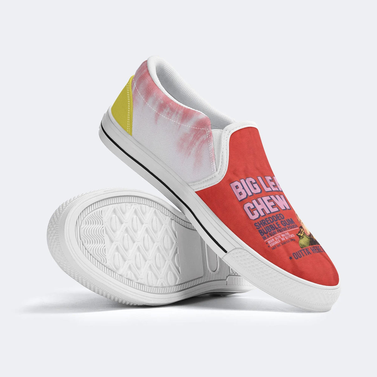 Shredded Bubble Gum Unisex Classic - Slip On Shoes