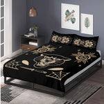 Black Panther Print - Three Piece Bedding Set
