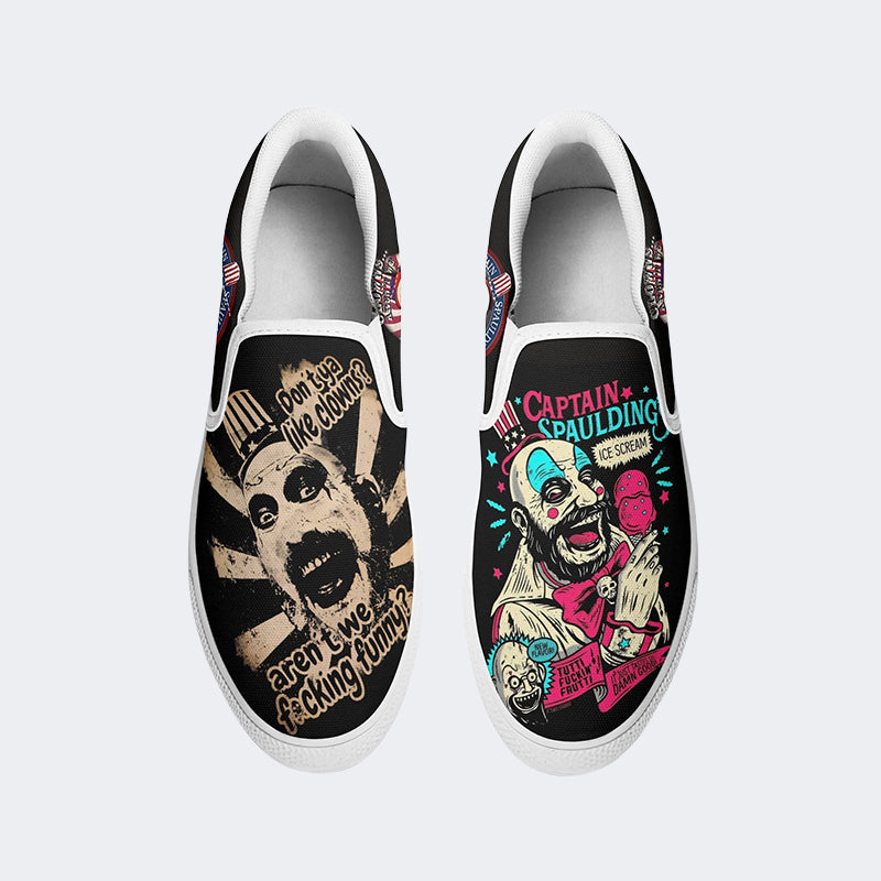 Horror Print - Slip On Shoes