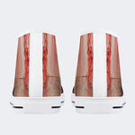 Weird Blood Dark Horror Gothic Halloween Vintage Art Print - Slip On Shoes - High Top Canvas