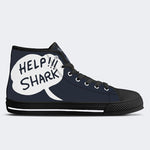 Quint's Shark Fishing Jaws Retro Unisex - High Top Canvas