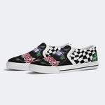 Horror Movie Vintage Graphic Print - Slip On Shoes