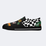 Horror Movie Vintage Graphic Print - Slip On Shoes