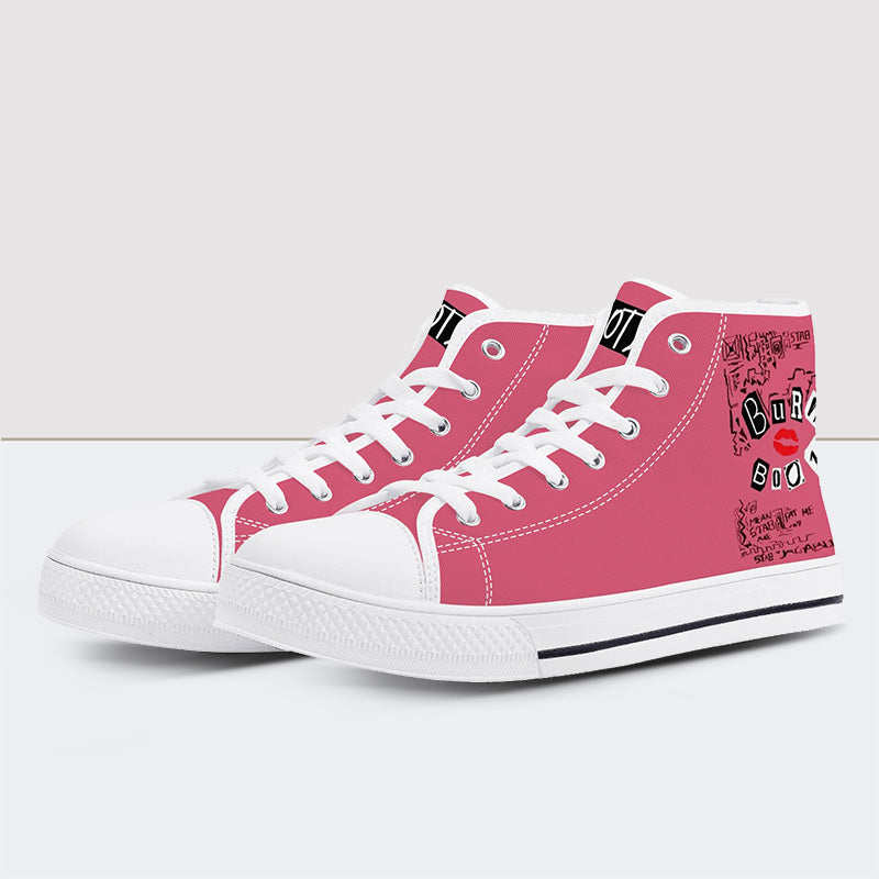 Mean Girls Buchverbrennung High Top Canvas Schuhe