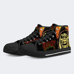 Horror Movie Vintage Graphic- High Top Canvas