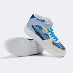 Van Gogh Starry Night inspired - High Top Leather Sneakers