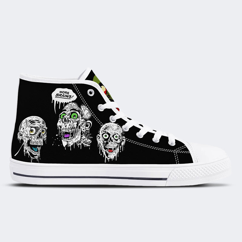 Unisex Horrorfilm-Druck - High Top Canvas