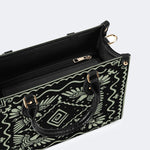 Light Green Eagle Totem - Leather Handbag
